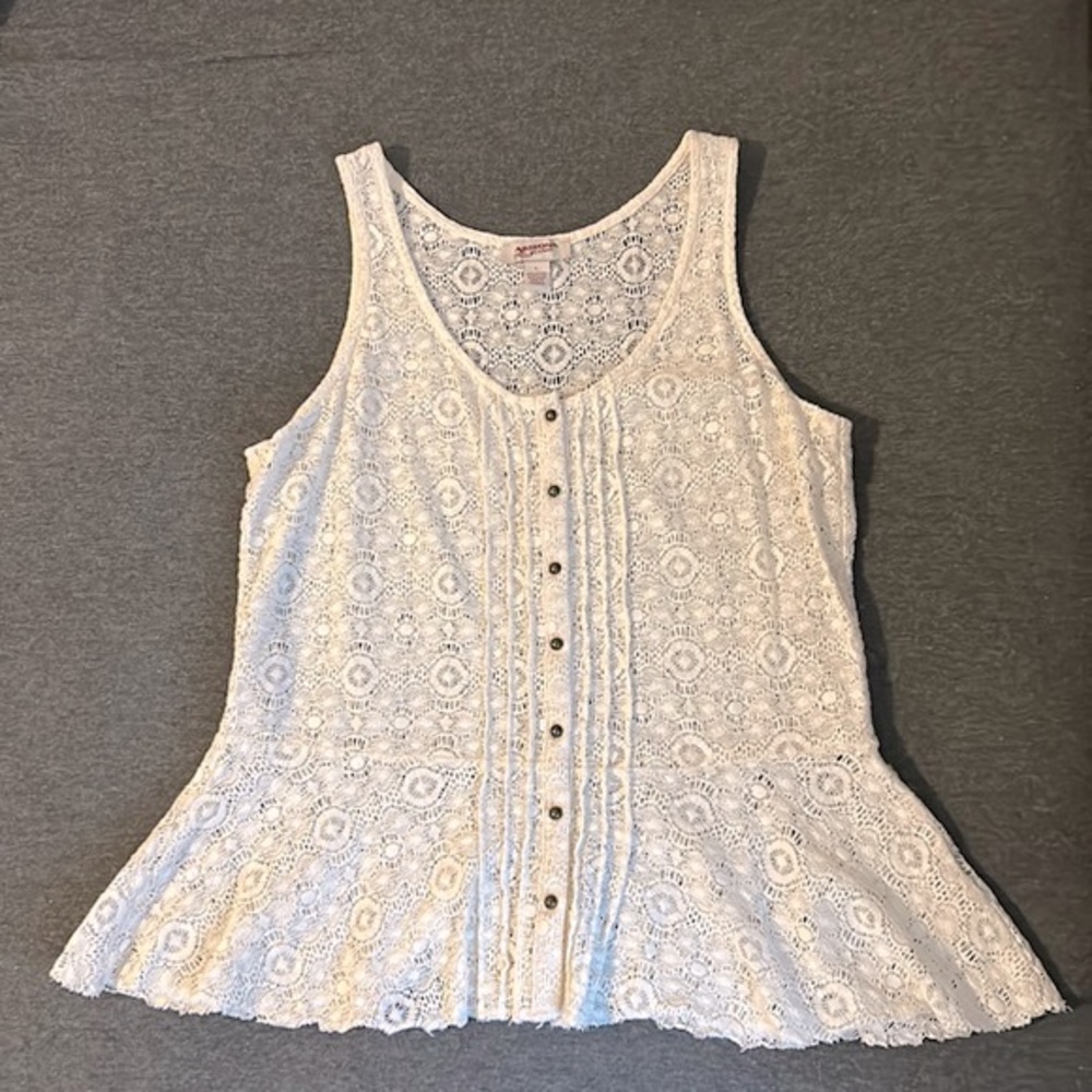 Cream Colored Arizona Jean Co Blouse